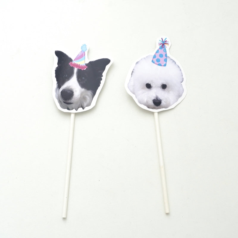 Custom Pet Portrait Cake Toppers