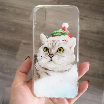 Hand-Painted Pet Portrait Phone Case