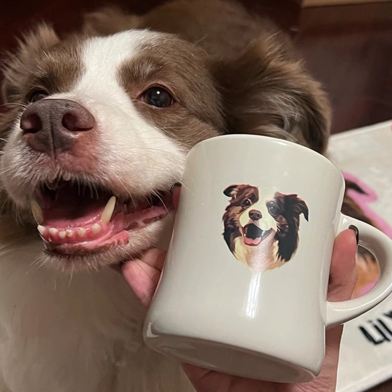 Custom Pet Portrait Ceramic Mug