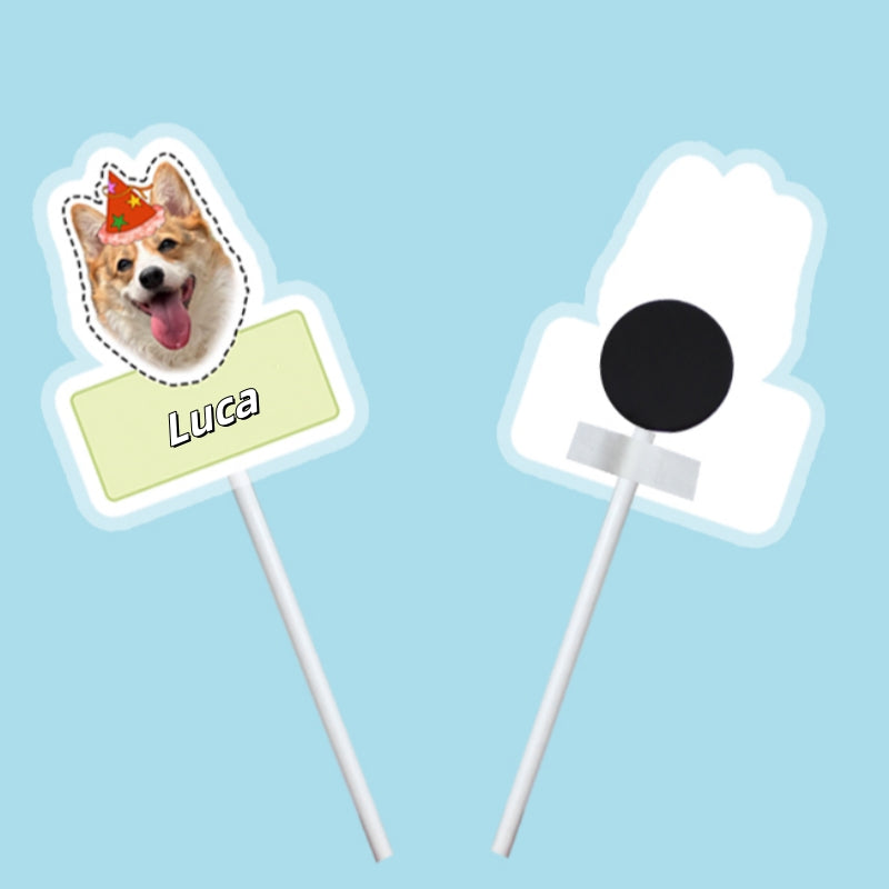 Custom Pet Portrait Cake Toppers