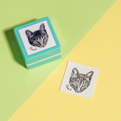 Custom Pet Portrait Stamp