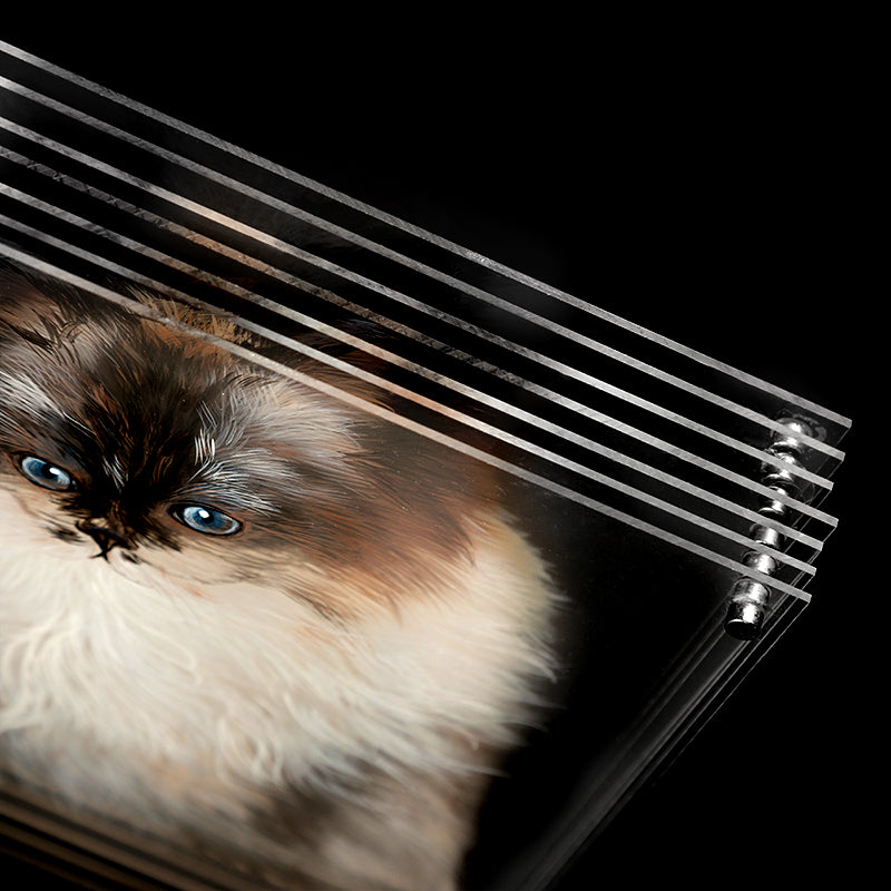 Hand-Painted 7-Layer 3D Pet Glass Painting