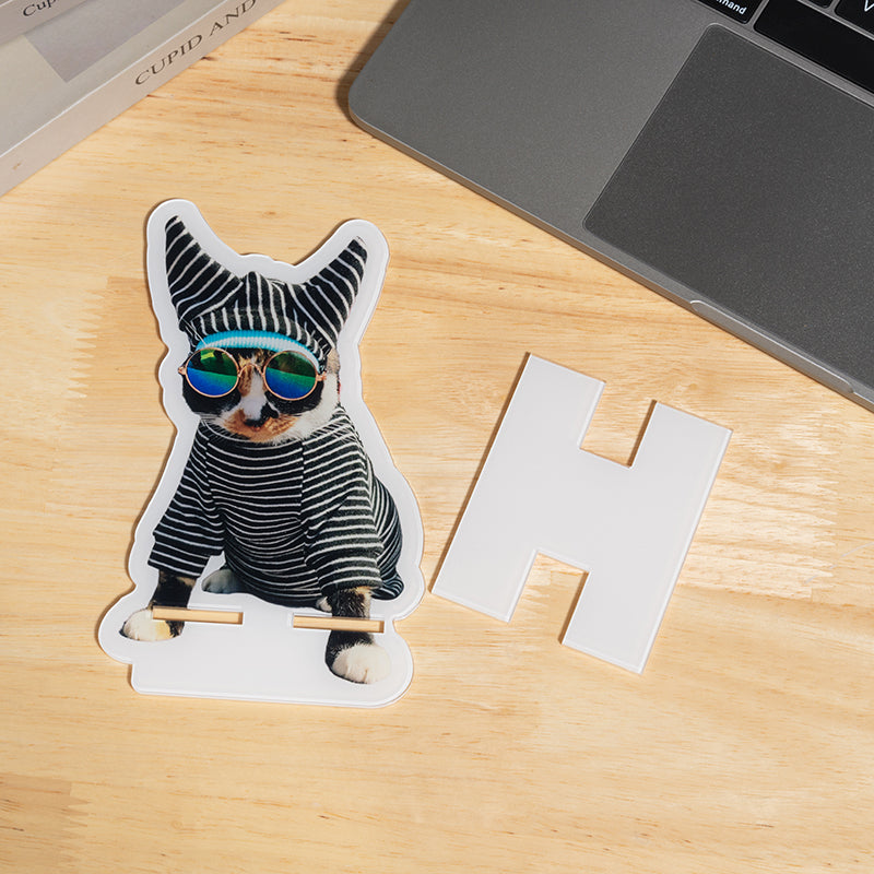 Custom Pet Portrait Phone Stand Holder