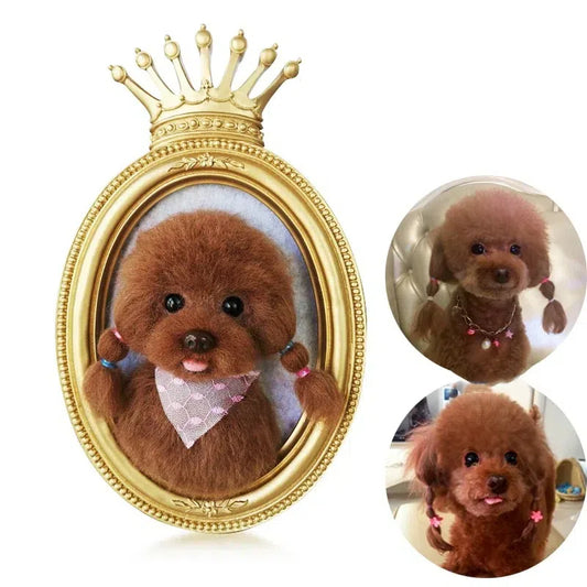 Custom 3D Wool Needle Pet Portrait