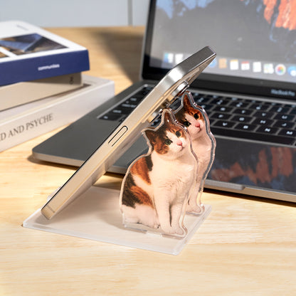 Custom Pet Portrait Phone Holder