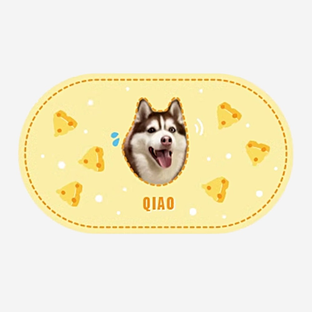 Custom Pet Portrait Food Mat