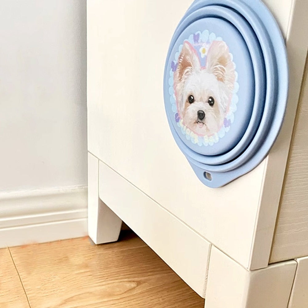 Custom Pet Portrait Foldable Bowl