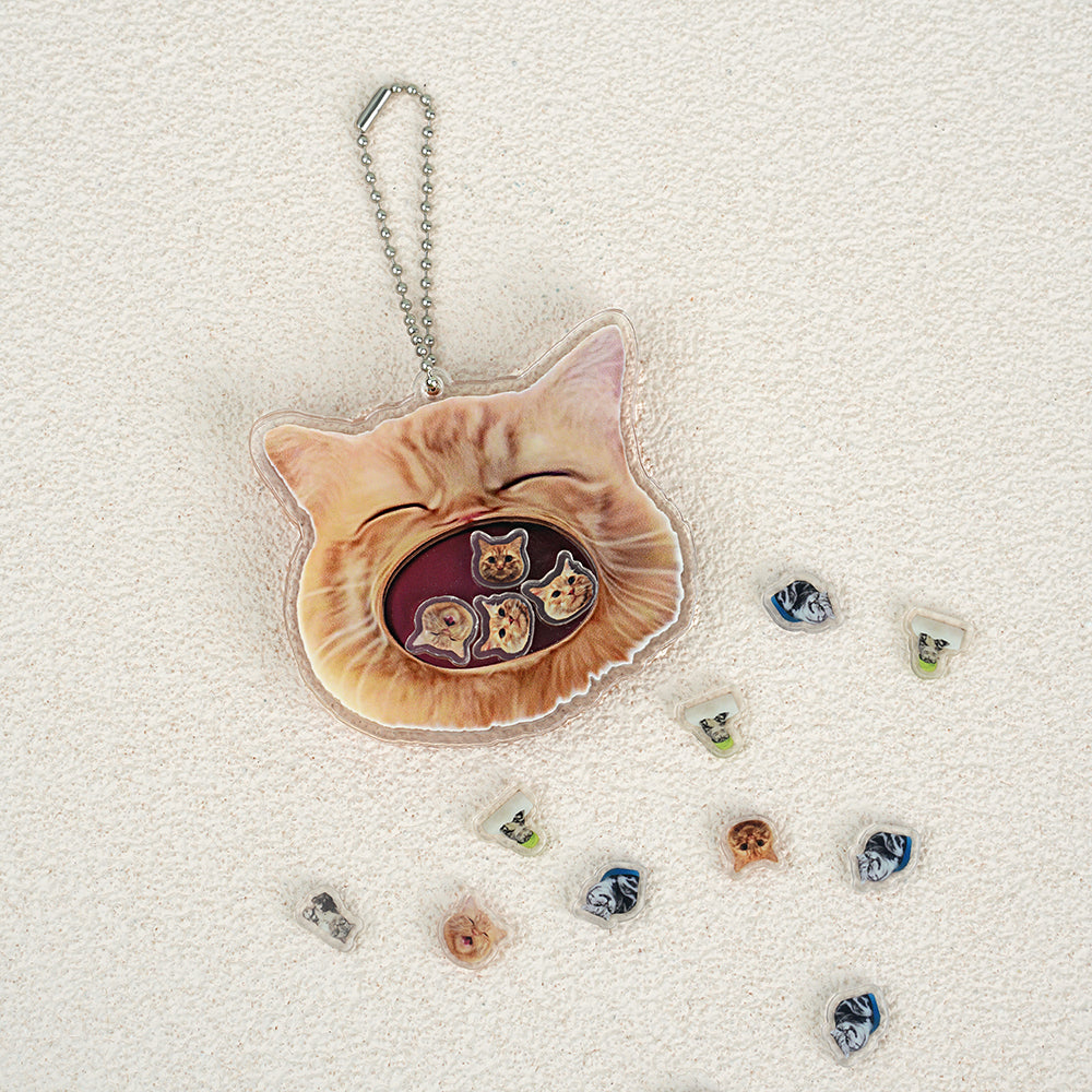 Custom Pet Portrait Bag Charms