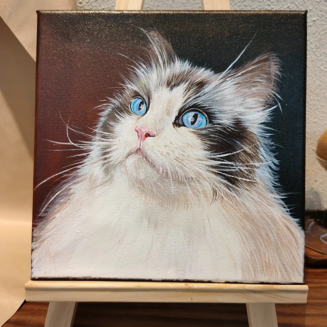 Custom Oil Portrait outlet of your Cat or Dog