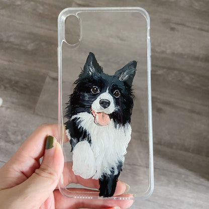 Hand-Painted Pet Portrait Phone Case