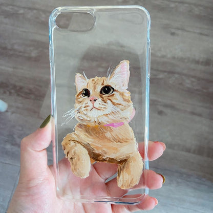 Hand-Painted Pet Portrait Phone Case