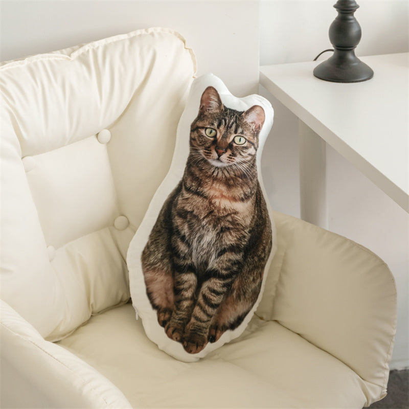 3D Custom Pet Portrait Pillow