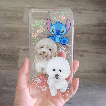 Hand-Painted Pet Portrait Phone Case