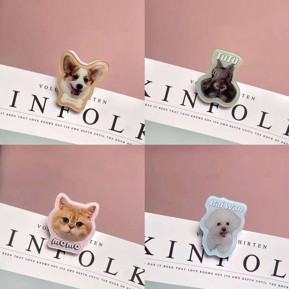 Custom Pet Portrait Sealing Clip