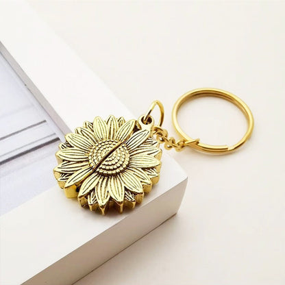 Custom Openable Sunflower Keychain