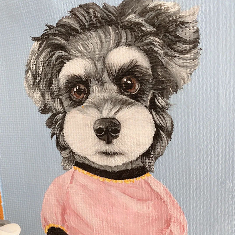 Hand Painted Pet Portrait Custom Bag