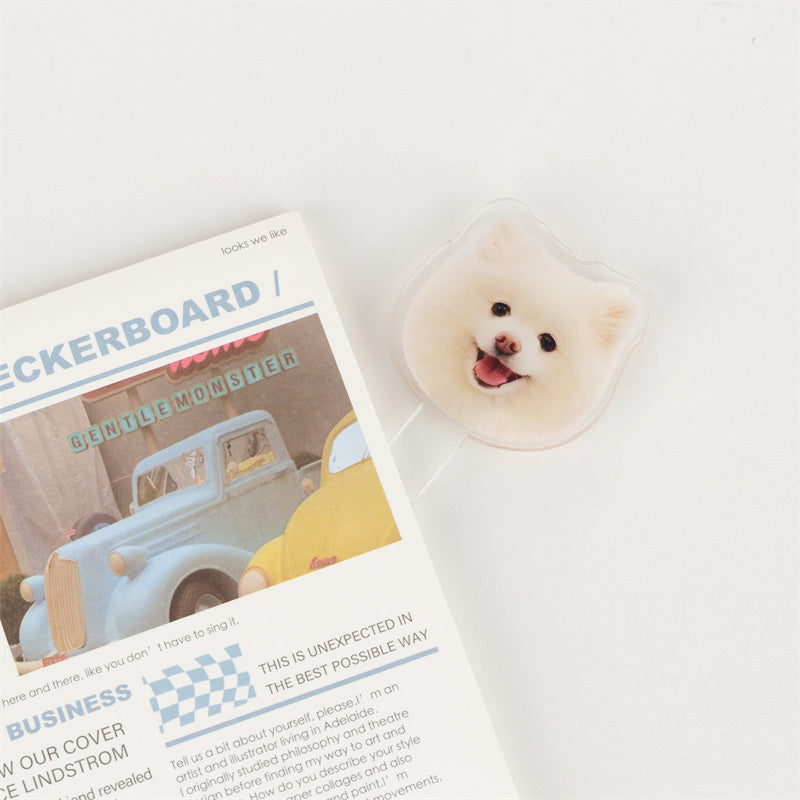 Custom Pet Portrait Bookmark