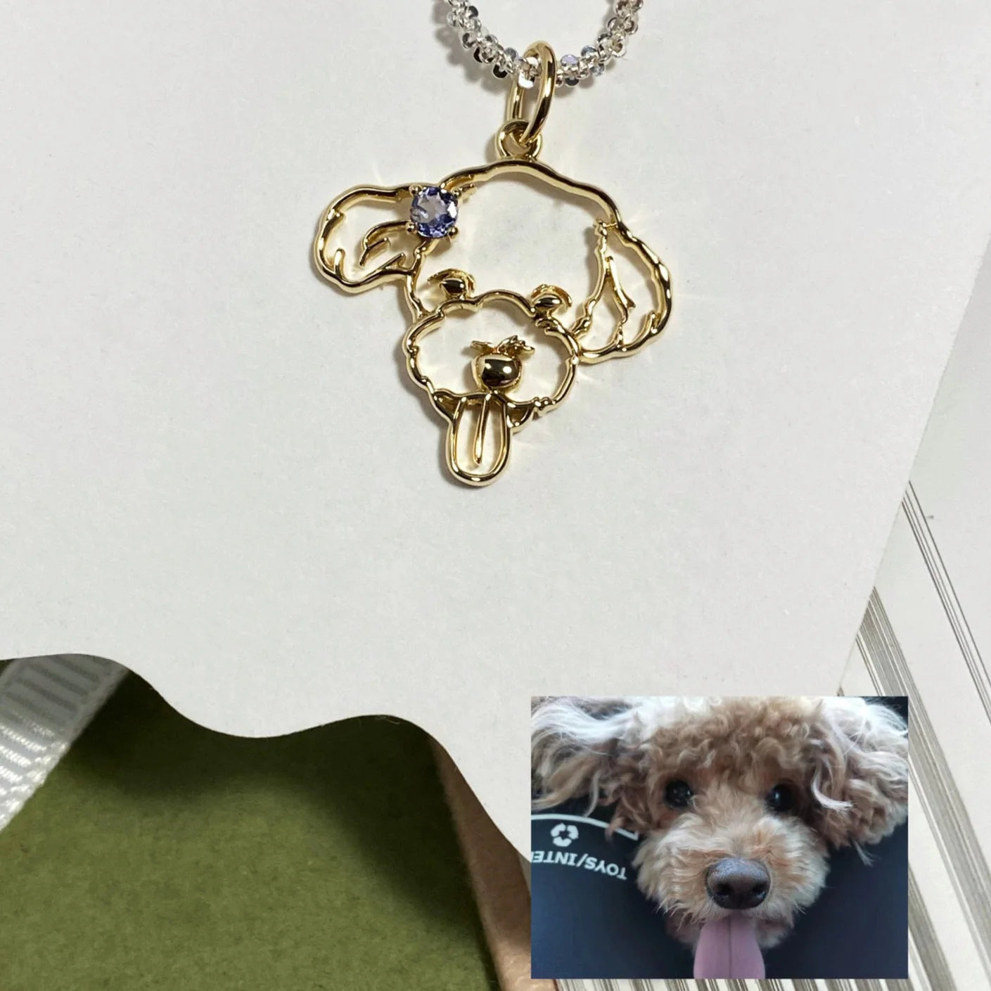 Custom Pet Portrait Hollow-Out Necklace