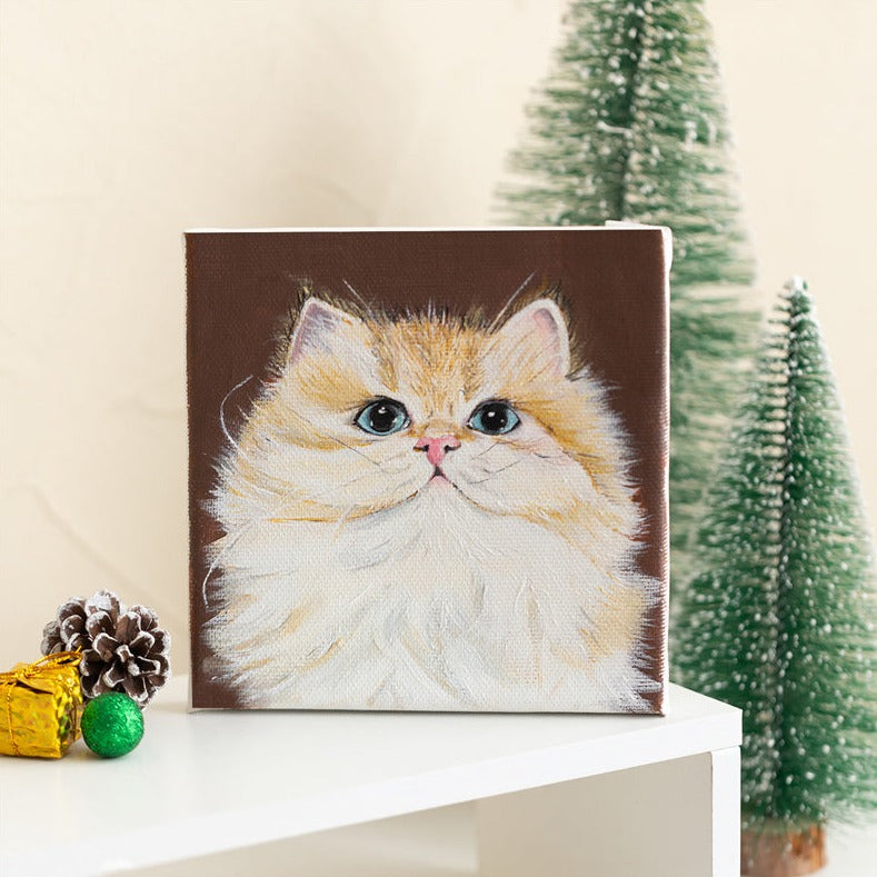 Completely Hand Painted, Realistic Cat Oil hotsell Artwork, Original Pet Portrait Painting, Unique Animal Oil Wall Art Decor, Pet Oil Wall Artwork.