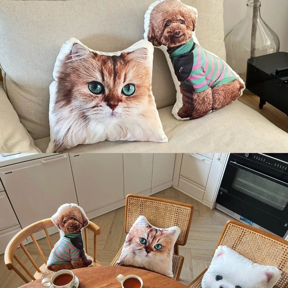 Pillows with pictures of your pet best sale