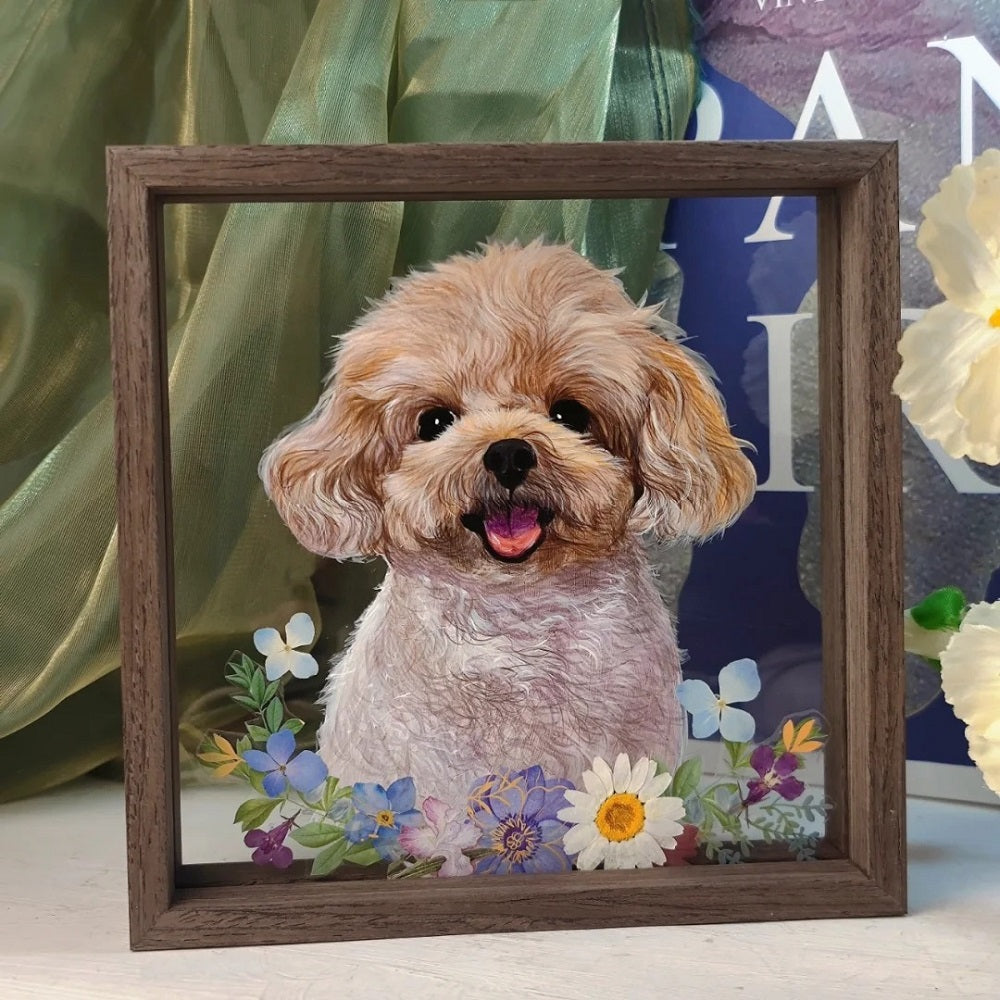 Custom Painted Pet order Portraits-Acrylic on canvas