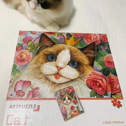 Custom Pet Portait Jigsaw Puzzle