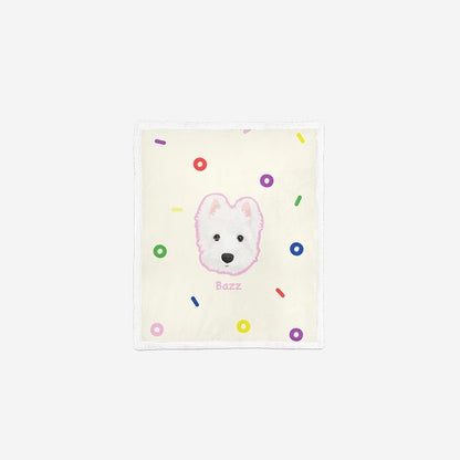 Custom Pet Portrait Blanket